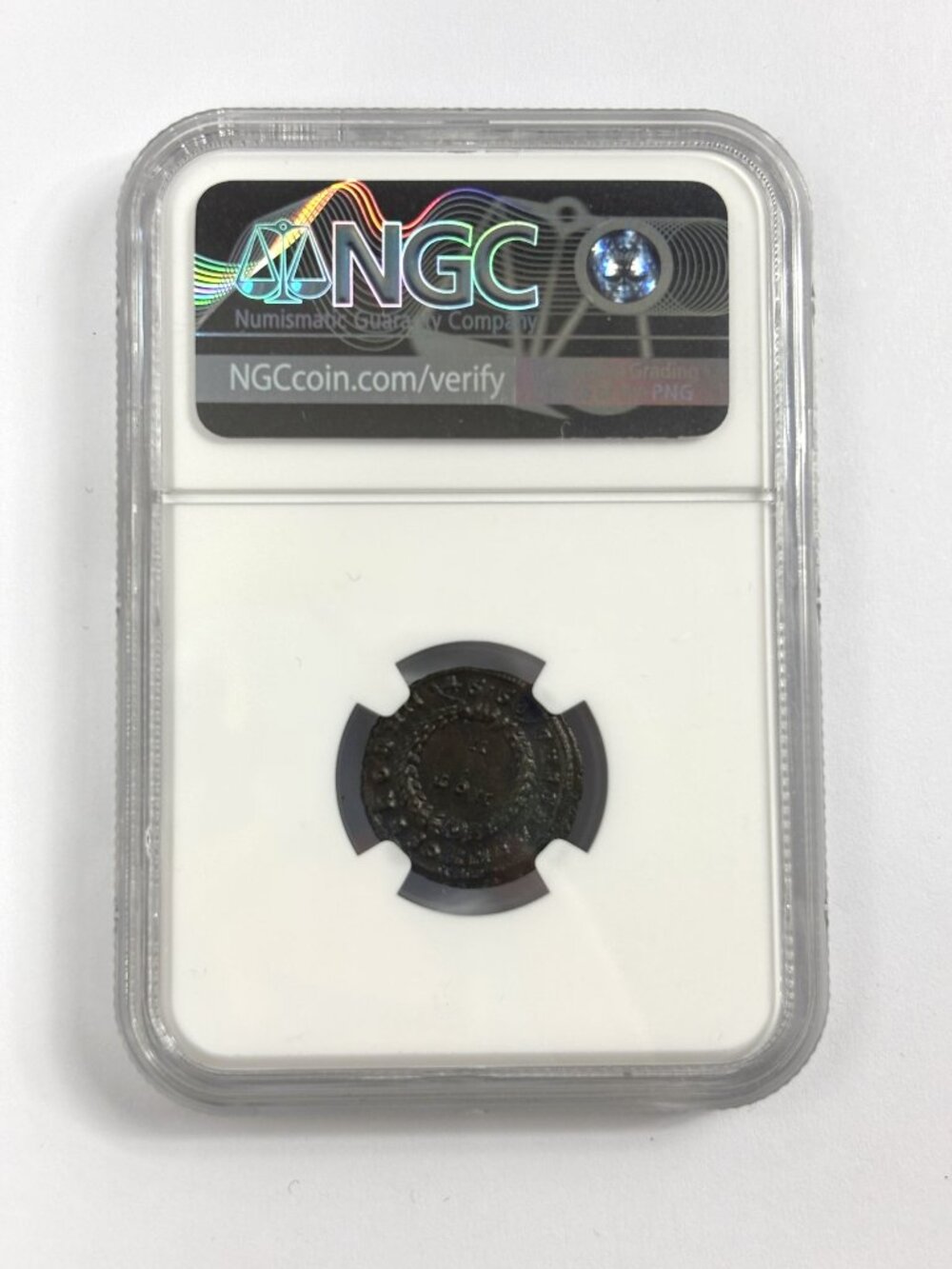 Crispus BI Nummus AD 316-326 NGC Ch XF Ancient Roman Coin